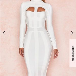 AZARIAH HOUSE OF CB WHITE DRESS